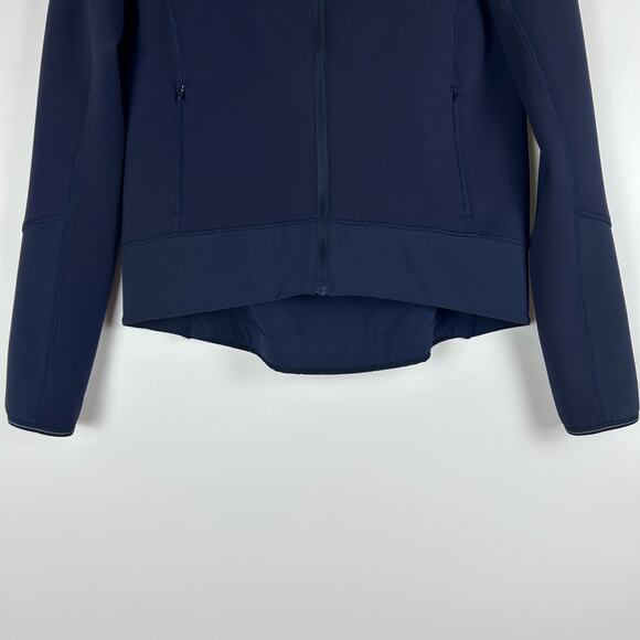 Lululemon Cardio Squad Jacket Midnight Blue Running Walking Women’s Size 4 - Picture 6 of 11